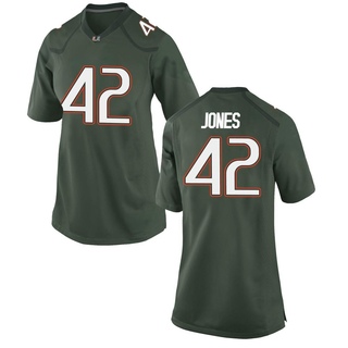 Artavius Jones Game Green Women's Miami Hurricanes Alternate Jersey