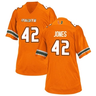 Artavius Jones Game Orange Women's Miami Hurricanes Alternate Jersey