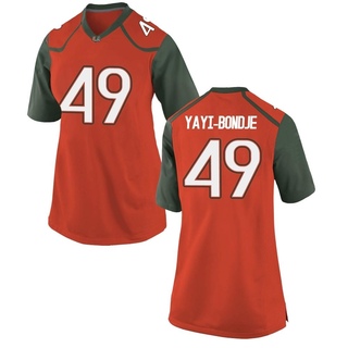 Youth Jordan Dubberly Miami Hurricanes Replica V-Neck Baseball Jersey -  Orange