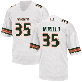 Men's Adidas White Miami Hurricanes Replica Baseball Jersey