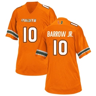 Simeon Barrow Jr. Game Orange Women's Miami Hurricanes Alternate Jersey