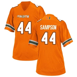 Syncere Sampson Replica White Women's Miami Hurricanes Alternate